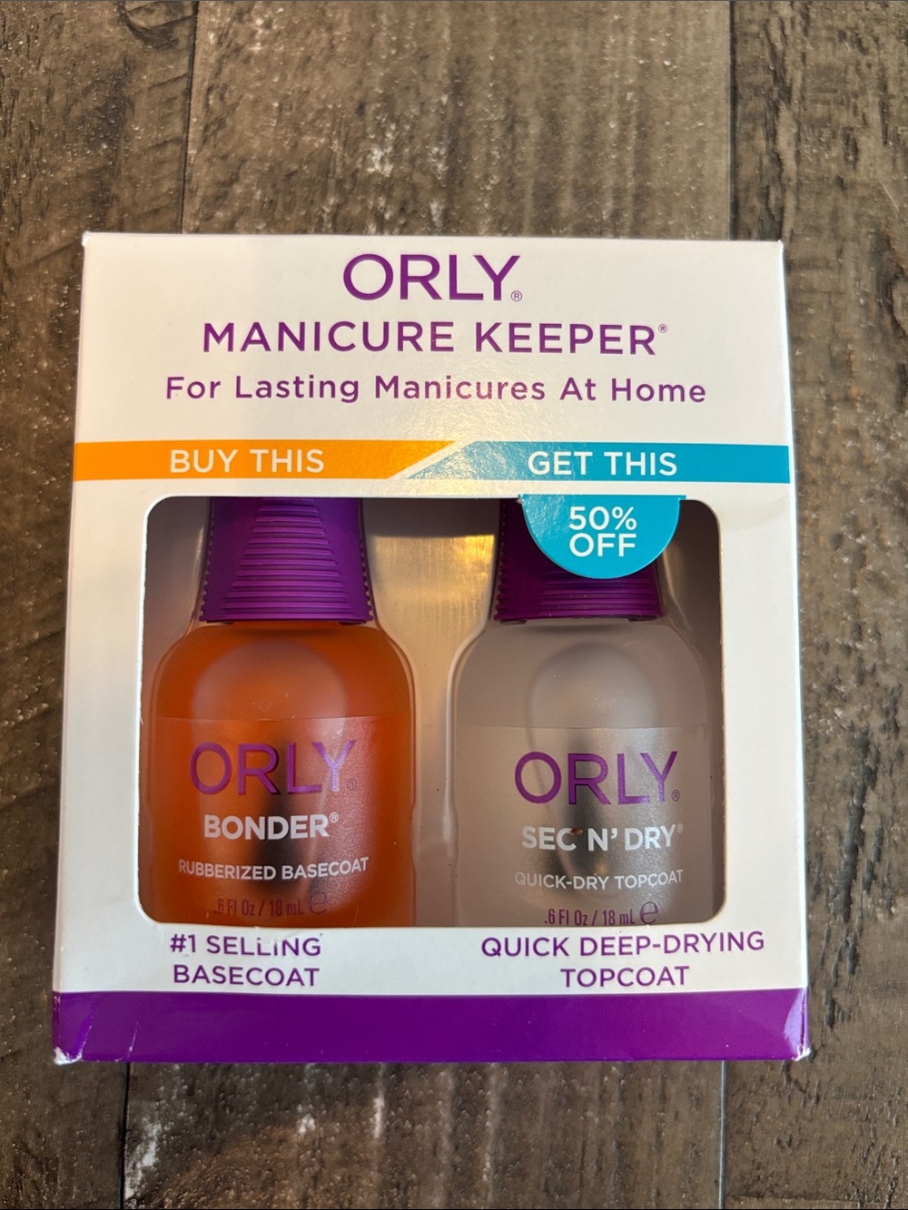 ORLY Manicure Keeper Bonder & Sec N' Dry Set - Base & top coat